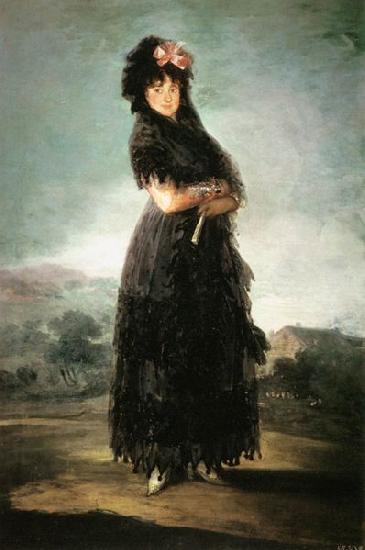 Francisco de Goya Portrait of Mariana Waldstein, 9th Marchioness of de Santa Cruz Sweden oil painting art